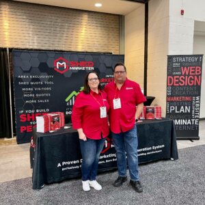 Jim & Angie Mosier at Shed Builder Expo 2021